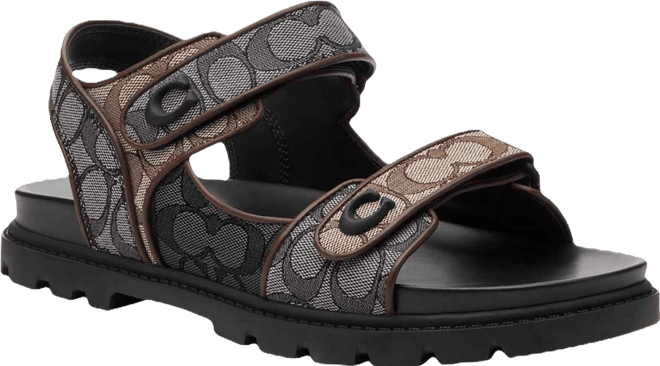 Men's Signature Jacquard Platform Sandals