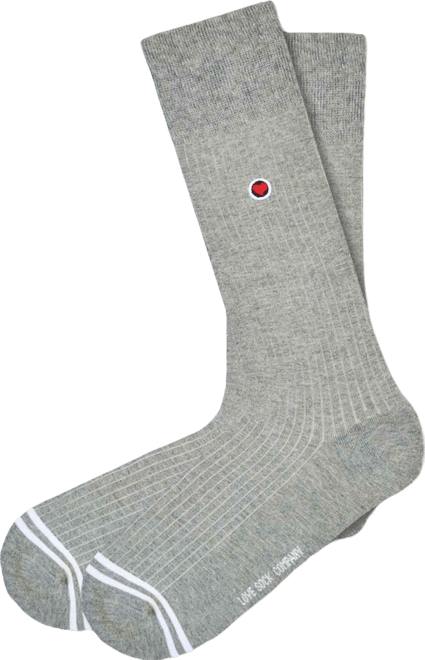 Men's Ribbed Solid Socks