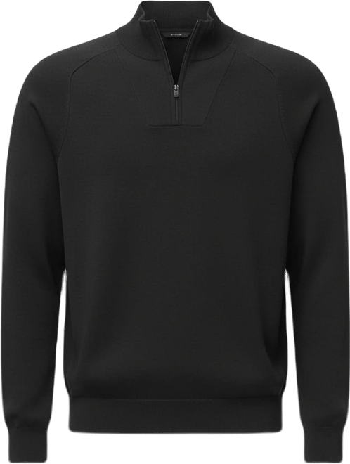 Men's Breathable Zip-Neck Sweater