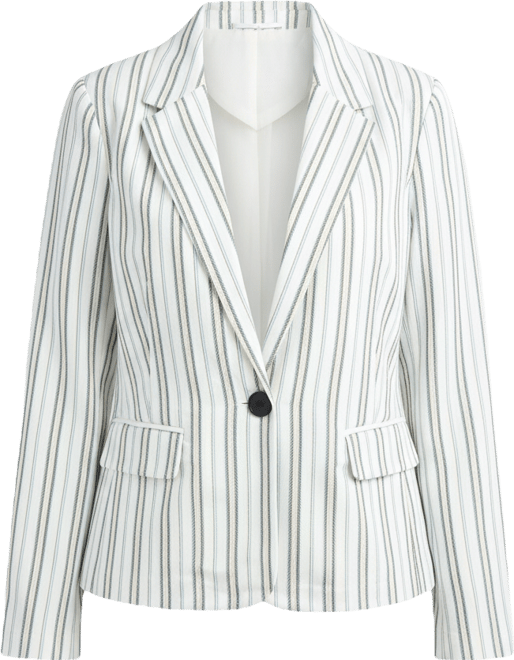 Junior's Resort Stripe Long-Sleeve Blazer