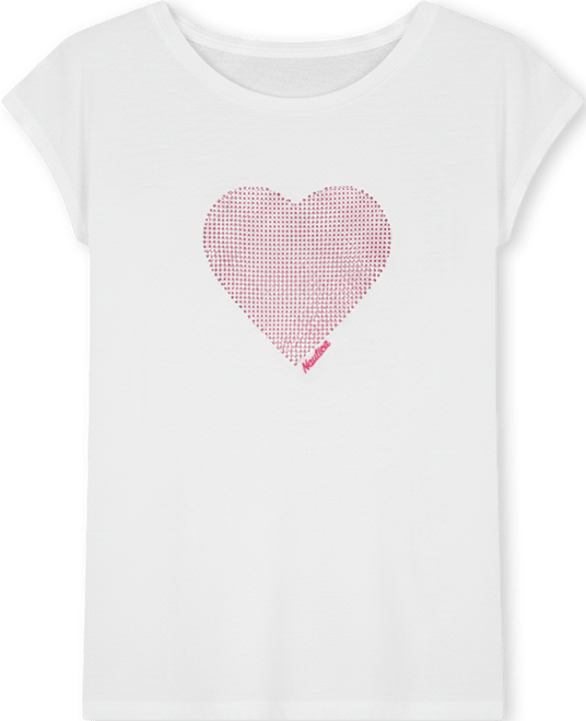 Nautica Women's Round-Neck Embellished-Heart T-Shirt
