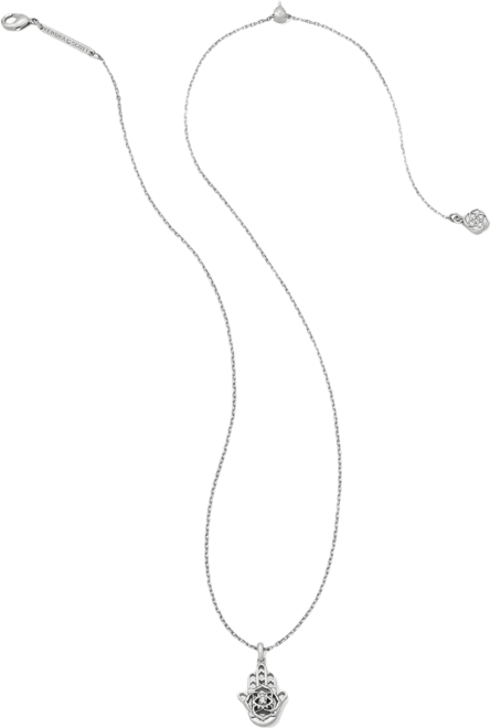 Cubic Zirconia 14K Gold-Tone Over Brass Pendant Necklace