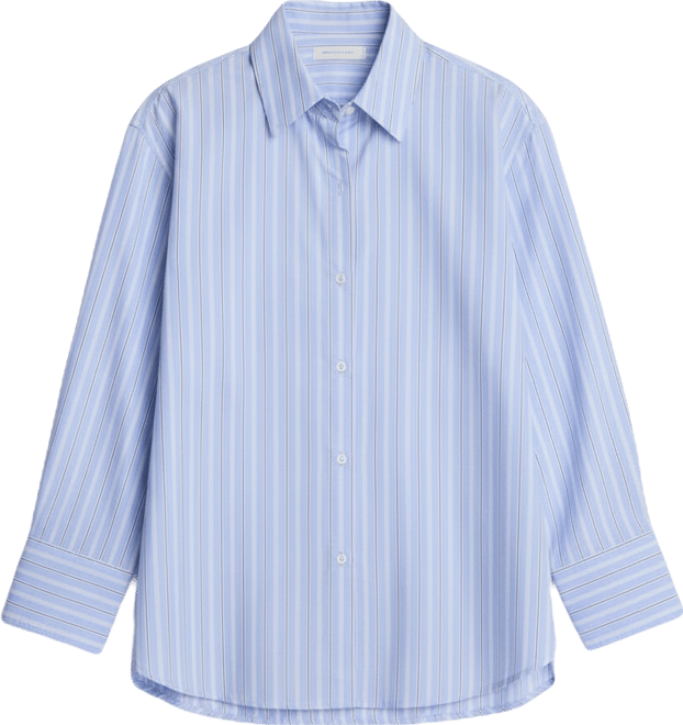 Women's Striped Button-Down Shirt