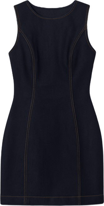 Women's Hourglass Sleeveless Sheath Mini Dress