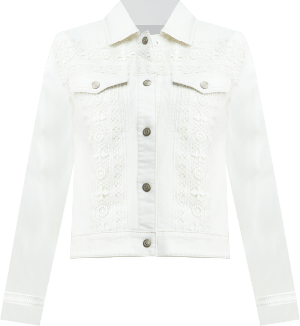 Women's Crochet Denim Jacket, Macy's Exclusive