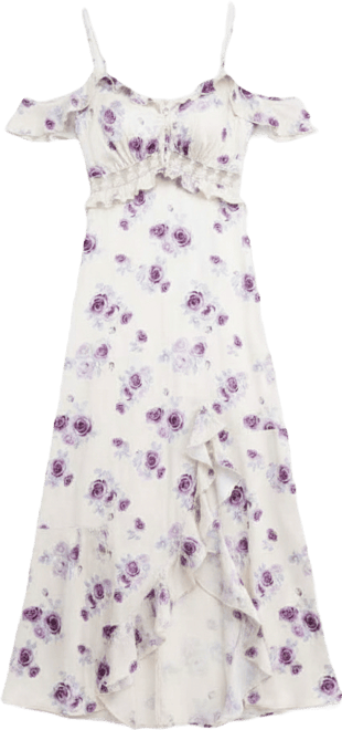 Women's Lace-Inset Ruffle Slip Dress, Macy's Exclusive