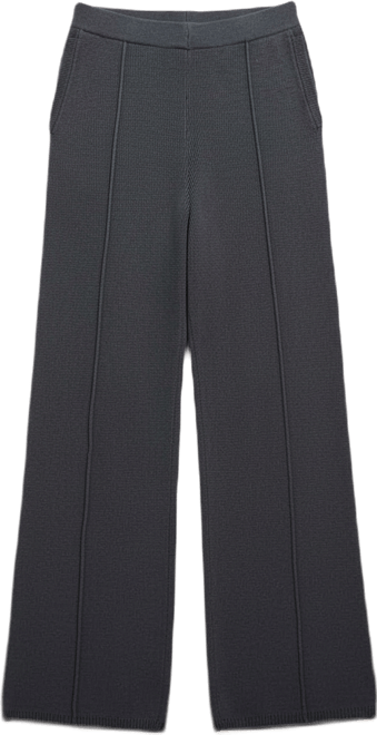Women's Seamed Knit Wide-Leg Pants, Macy's Exclusive