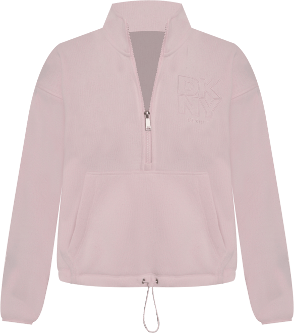 DKNY Women's Half-Zip Long-Sleeve Sweater