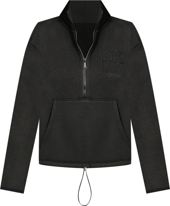 DKNY Women's Half-Zip Long-Sleeve Sweater