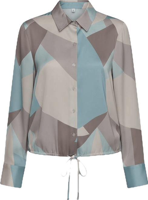 Women's Long-Sleeve Drawstring Top