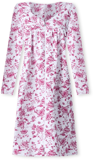 Women's Long Sleeve Quilt Hexagon Duster Robe