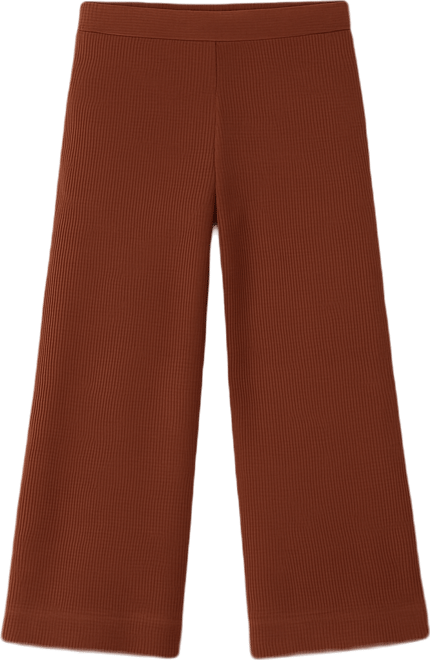 Women's Thermal Waffle Wide Leg Pant