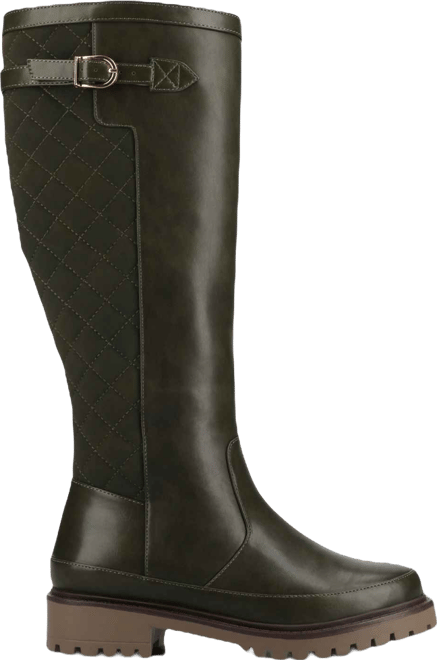 Women's Zemmie Lug Sole Wide Calf Knee High Boots