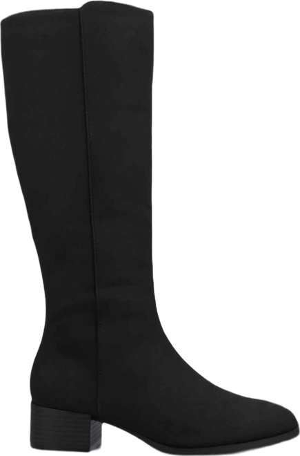 Women's Devri Block Heel Extra Wide Calf Knee High Boots