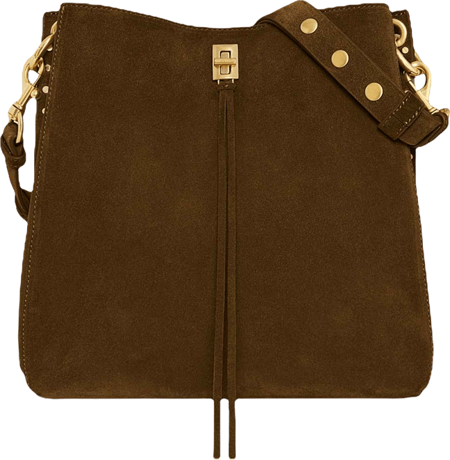 Darren Small Suede Shoulder Bag