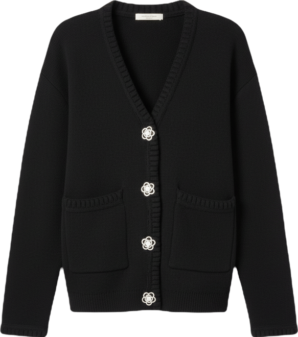 Women's Floral Button Down Cardigan