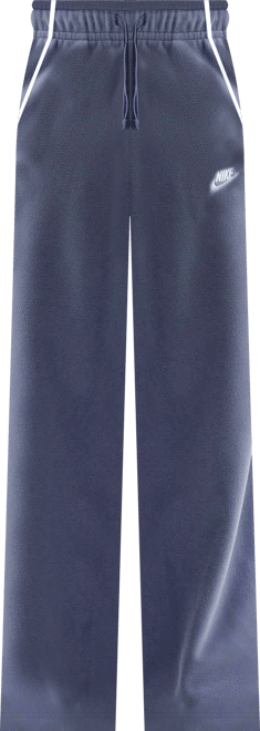 나이키 스포츠웨어 클럽 플리스 여성 미드라이즈 와이드 레그 코지 팬츠