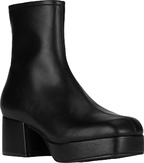 Women's Platform Block-Heel Booties