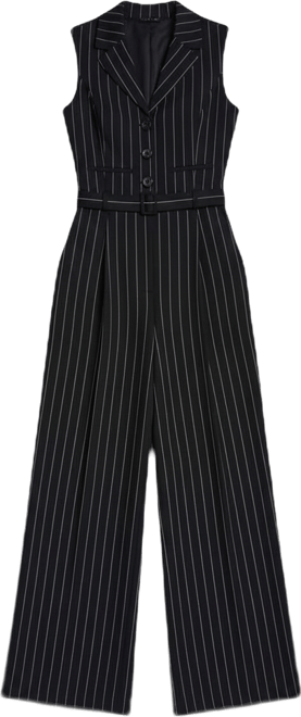 Women's Collared Wide Leg Jumpsuit