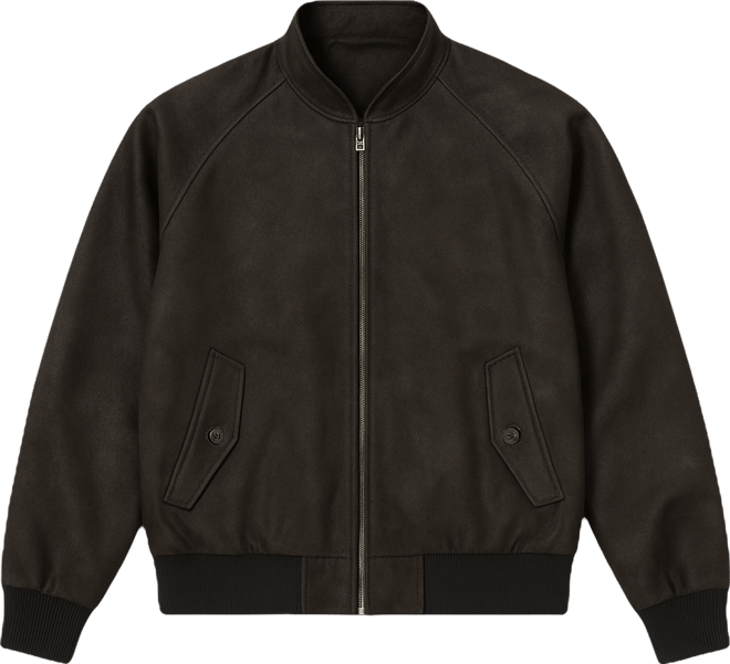 Big & Tall Men Wwii Distressed Leather Bomber Jacket