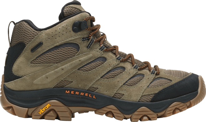 Men's Moab 3 Mid Waterproof Round Toe Shoes