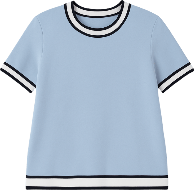 Plus Size Crewneck Short-Sleeve Sweater