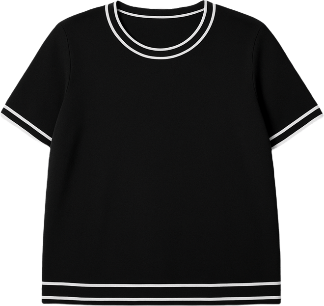 Plus Size Crewneck Short-Sleeve Sweater