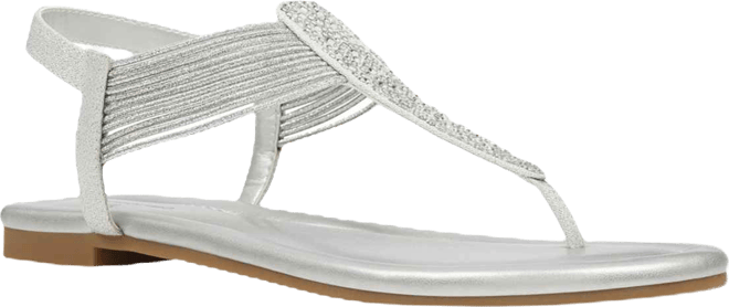 Women's Kayte Embellished T Strap Flat Sandals