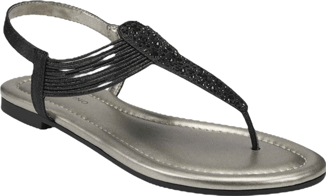 Women's Kayte Embellished T Strap Flat Sandals