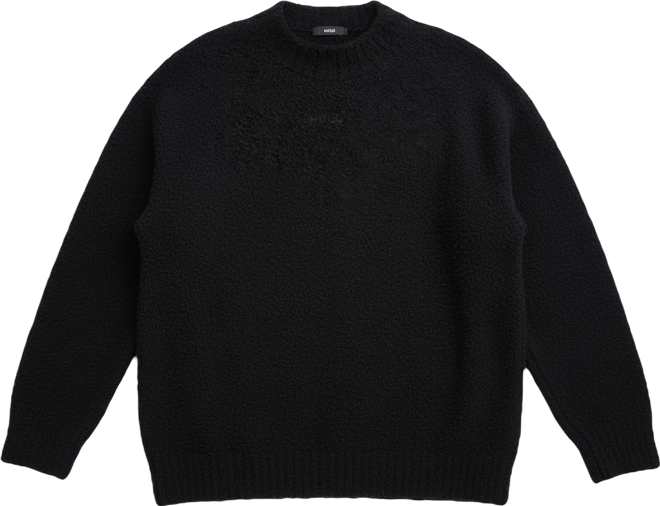 Men's Sanou Logo Crewneck Long-Sleeve Sweater