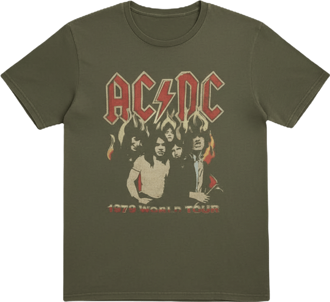 Men's Acdc Tour Crewneck T-Shirt