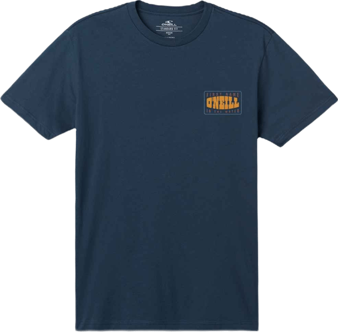 Men's Western Screen Print Detail Crewneck T-Shirt