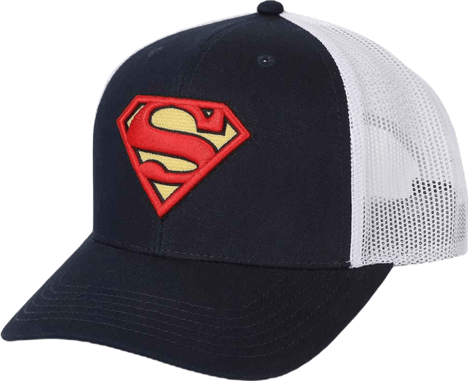 Men's 3D Embroidered Logo Navy Trucker Hat