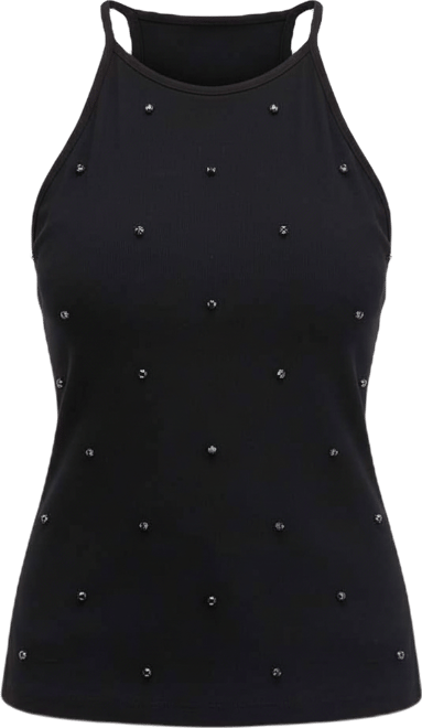 Women's Crystal Embellished Halter Tank Top, Macy's Exclusive