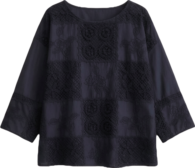 . Women's Crochet Patchwork Top, Macy's Exclusive