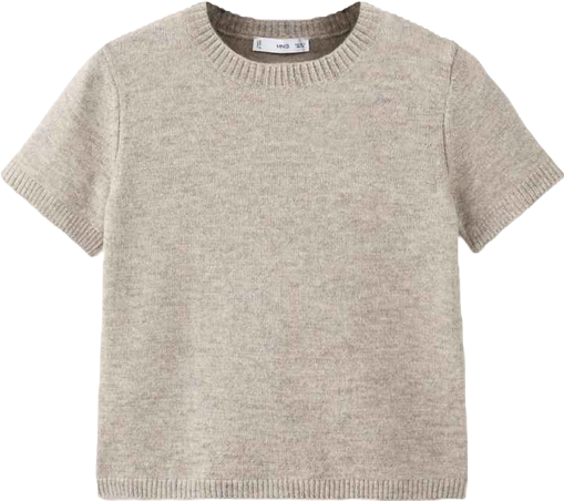 Women's Short-Sleeved Knitted Sweater