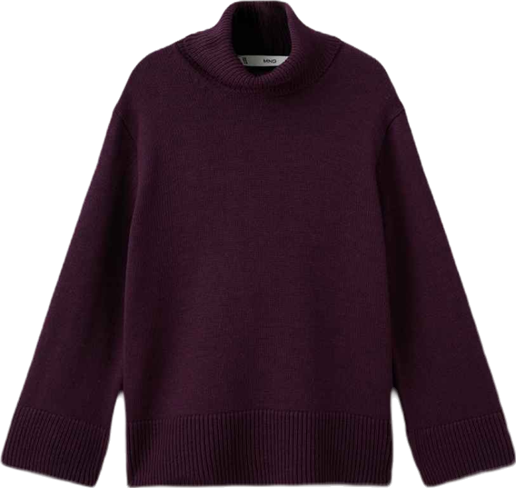 Women's Slits Turtleneck Sweater
