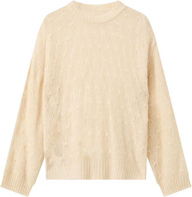 Women's Lace Pattern Knit Sweater