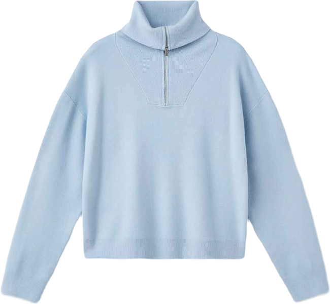 Women's Turtleneck Zip Sweater