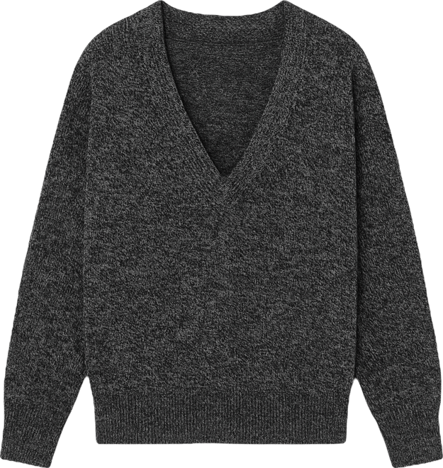 Women's Speckled V-Neck Sweater