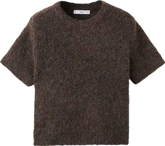 Women's Boucle Short-Sleeved Sweater