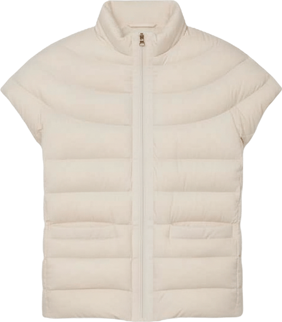 Women's Cap-Sleeve Puffer Jacket
