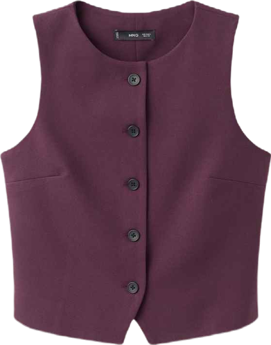 Women's Buttons Suit Vest