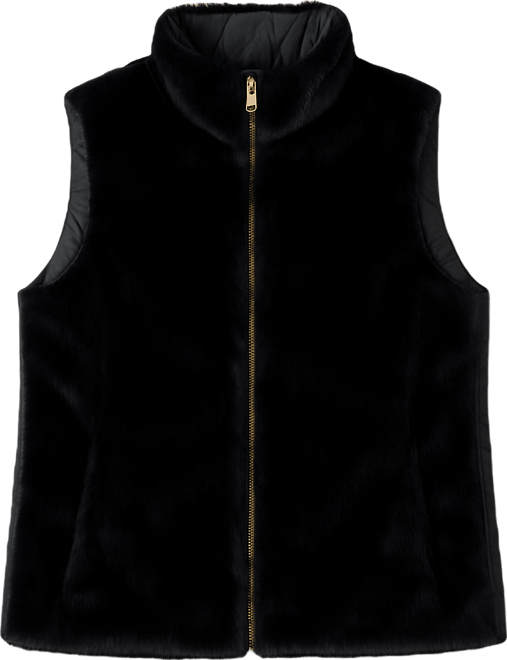 Women's Reversible Faux Fur Vest