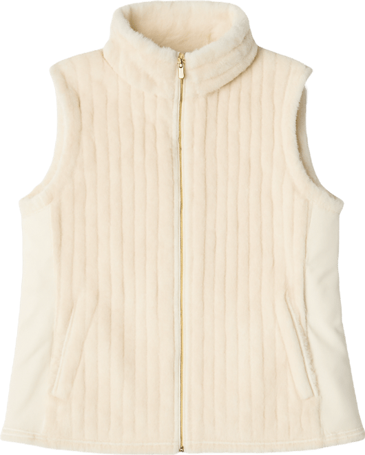 Women's Reversible Faux Fur Vest