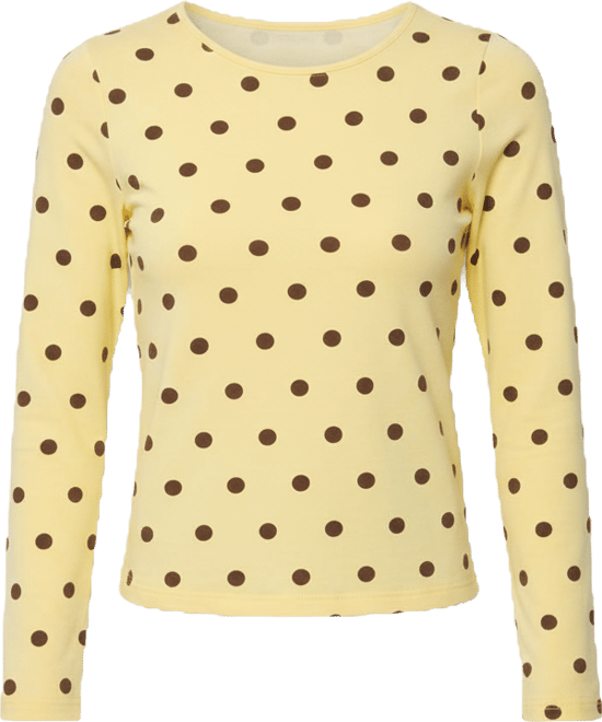 Women's Maricelle Polka Dot Long Sleeve T Shirt