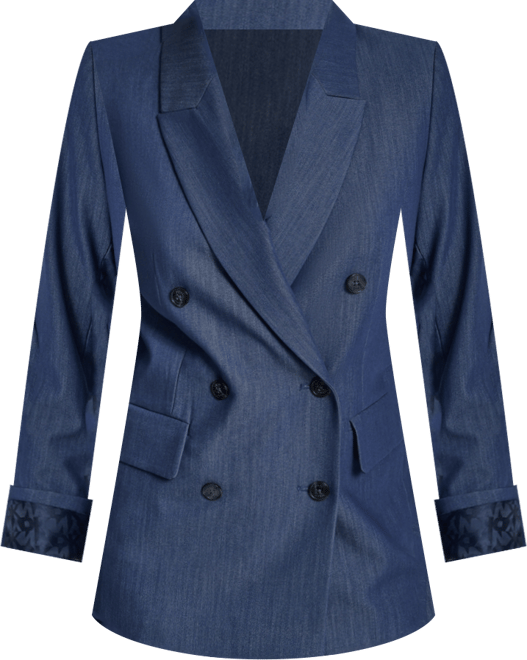 Women's Double Breasted Notch Collar Jacket