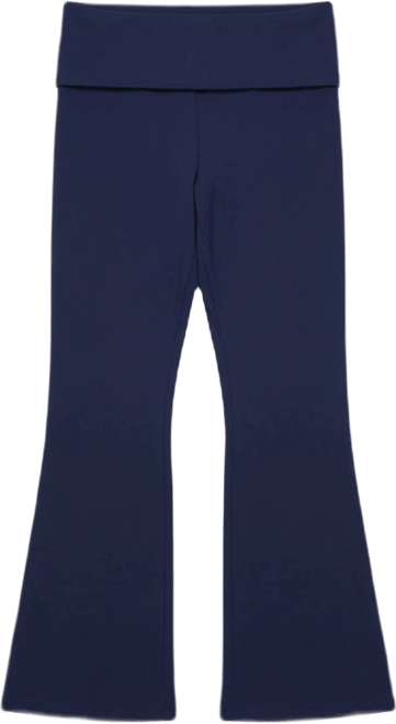 Women's Wide Leg Fold Over Pants