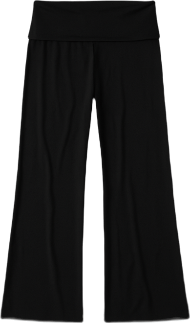 Women's Wide Leg Fold Over Pants