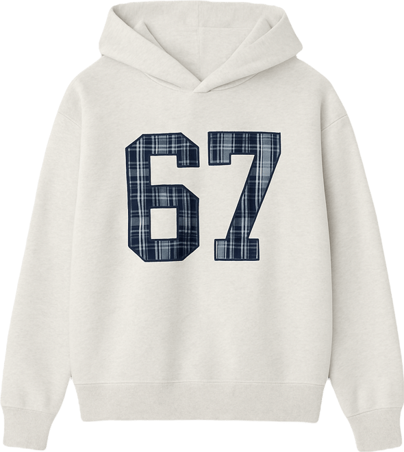 Women's Gali Plaid 67 Oversized Hoodie